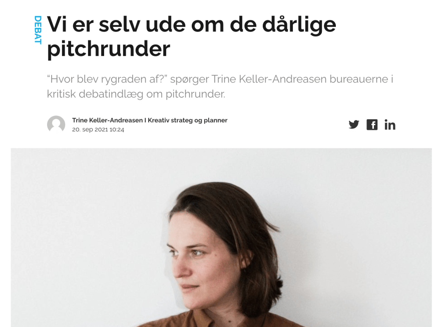 The poor pitch proces is our own&nbsp;fault